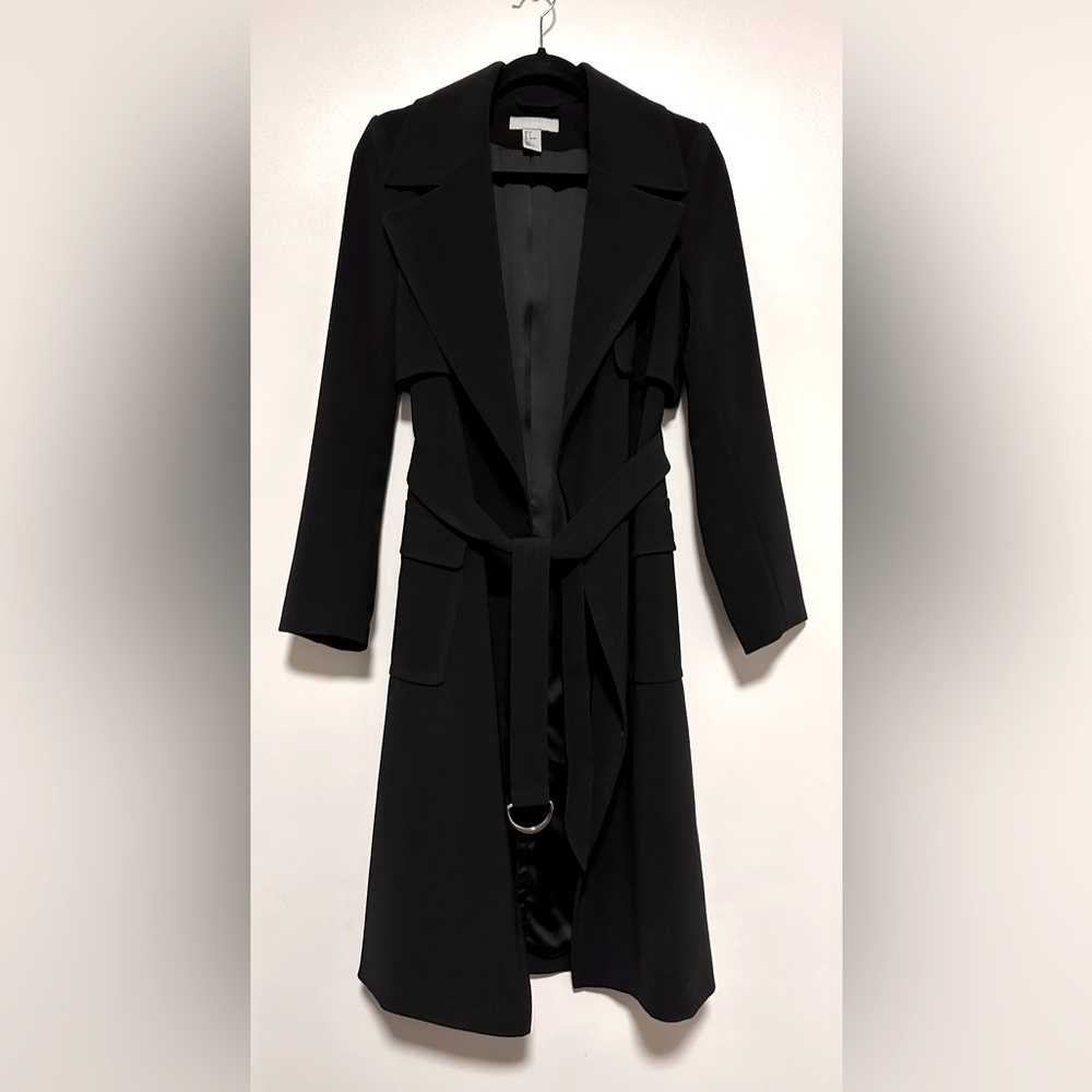 H&M Black Trench Coat